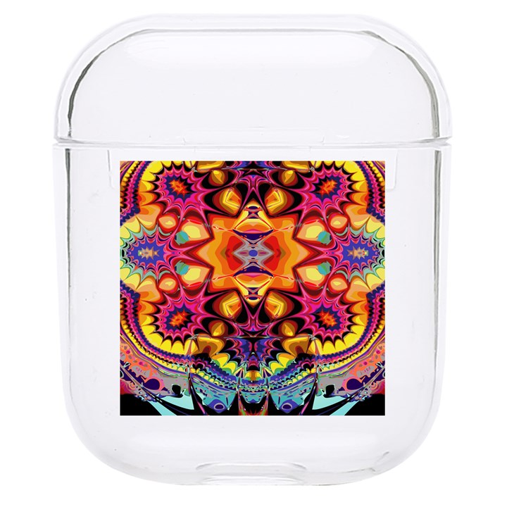 Lila floral blume Hard PC AirPods 1/2 Case