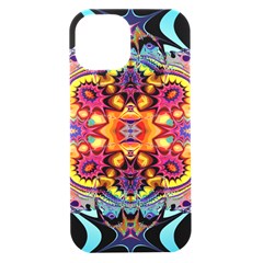 Lila Floral Blume Iphone 15 Black Uv Print Pc Hardshell Case by 2607694c