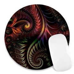 Fractal 1 Round Mousepad by 2607694c