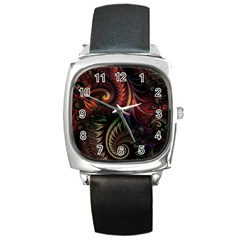 Fractal 1 Square Metal Watch by 2607694c