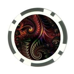 Fractal 1 Poker Chip Card Guard by 2607694c