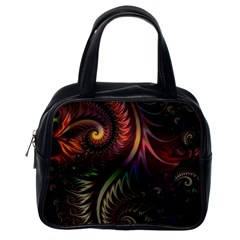 Fractal 1 Classic Handbag (one Side) by 2607694c