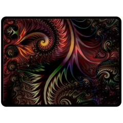 Fractal 1 Fleece Blanket (large) by 2607694c