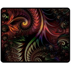 Fractal 1 Fleece Blanket (medium) by 2607694c