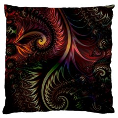 Fractal 1 Standard Premium Plush Fleece Cushion Case (one Side) by 2607694c