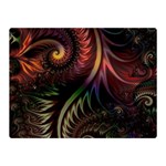 Fractal 1 Two Sides Premium Plush Fleece Blanket (Mini) 35 x27  Blanket Back