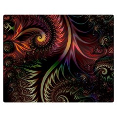 Fractal 1 Two Sides Premium Plush Fleece Blanket (teen Size) by 2607694c