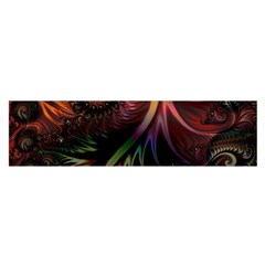 Fractal 1 Oblong Satin Scarf (16  X 60 ) by 2607694c