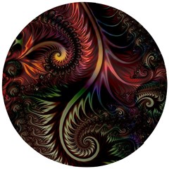 Fractal 1 Wooden Puzzle Round by 2607694c