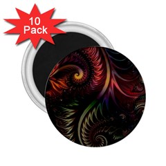 Fractal  2 25  Magnets (10 Pack) 