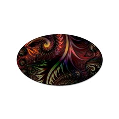 Fractal  Sticker (oval)