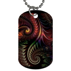 Fractal  Dog Tag (one Side)