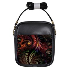 Fractal  Girls Sling Bag