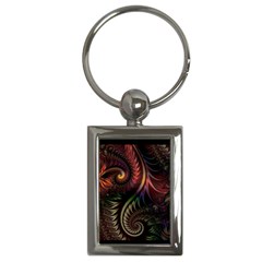 Gelb Fractal Key Chain (rectangle) by 2607694c