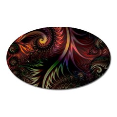 Gelb Fractal Oval Magnet by 2607694c