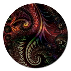 Gelb Fractal Magnet 5  (round) by 2607694c