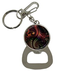 Gelb Fractal Bottle Opener Key Chain by 2607694c