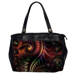 Gelb Fractal Oversize Office Handbag (2 Sides) by 2607694c