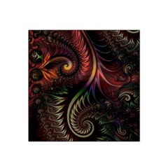 Gelb Fractal Satin Bandana Scarf 22  X 22  by 2607694c