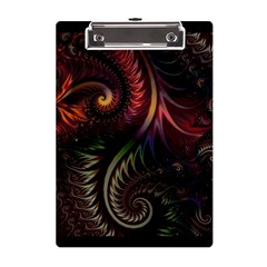 Gelb Fractal A5 Acrylic Clipboard