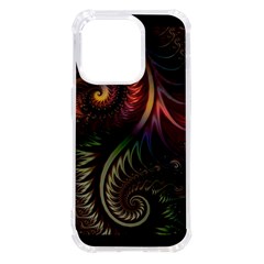 Gelb Fractal Iphone 14 Pro Tpu Uv Print Case