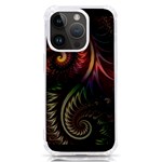 Gelb Fractal iPhone 14 Pro TPU UV Print Case Front