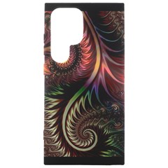 Gelb Fractal Samsung Galaxy S24 Ultra 6 9 Inch Black Tpu Uv Case