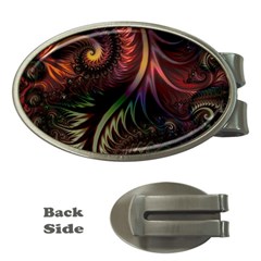 Fractal Money Clips (oval) 