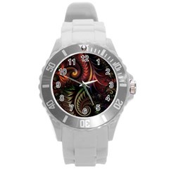 Fractal Round Plastic Sport Watch (l)