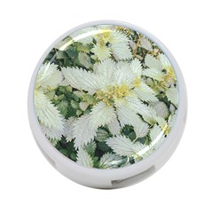 Enchanting Foliage Sharp Edged Leaves In Pale Yellow And Silver Bk 4-port Usb Hub (two Sides) by dflcprintsclothing