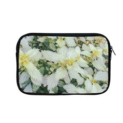 Enchanting Foliage Sharp Edged Leaves In Pale Yellow And Silver Bk Apple Macbook Pro 13  Zipper Case by dflcprintsclothing