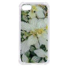 Enchanting Foliage Sharp Edged Leaves In Pale Yellow And Silver Bk Iphone Se by dflcprintsclothing