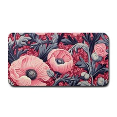 Vintage Floral Poppies Medium Bar Mat by Grandong