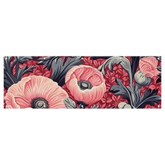 Vintage Floral Poppies Banner And Sign 12  X 4  by Grandong