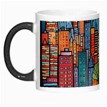 City New York Nyc Skyscraper Skyline Downtown Night Business Urban Travel Landmark Building Architec Morph Mug Left