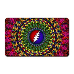 Grateful Dead Bear Pattern Magnet (rectangular)