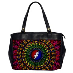 Grateful Dead Bear Pattern Oversize Office Handbag by Maspions