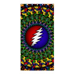 Grateful Dead Bear Pattern Shower Curtain 36  X 72  (stall)  by Maspions