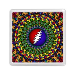 Grateful Dead Bear Pattern Memory Card Reader (square)