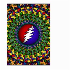 Grateful Dead Bear Pattern Large Garden Flag (two Sides)