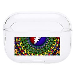 Grateful Dead Bear Pattern Hard Pc Airpods Pro Case by Maspions