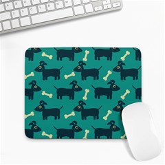 Happy Dogs Animals Pattern Small Mousepad by Ket1n9