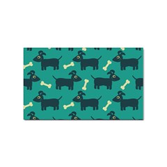 Happy Dogs Animals Pattern Sticker Rectangular (10 Pack) by Ket1n9