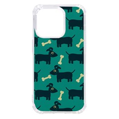 Happy Dogs Animals Pattern Iphone 14 Pro Tpu Uv Print Case by Ket1n9