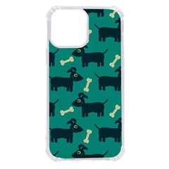 Happy Dogs Animals Pattern Iphone 13 Pro Max Tpu Uv Print Case