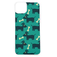 Happy Dogs Animals Pattern Iphone 15 Tpu Uv Print Case by Ket1n9