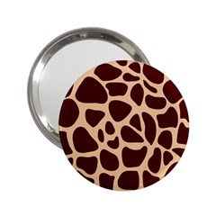 Animal Print Girraf Patterns 2 25  Handbag Mirrors