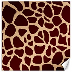 Animal Print Girraf Patterns Canvas 12  X 12 