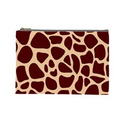 Animal Print Girraf Patterns Cosmetic Bag (large) by Ket1n9