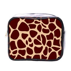 Animal Print Girraf Patterns Mini Toiletries Bag (one Side)